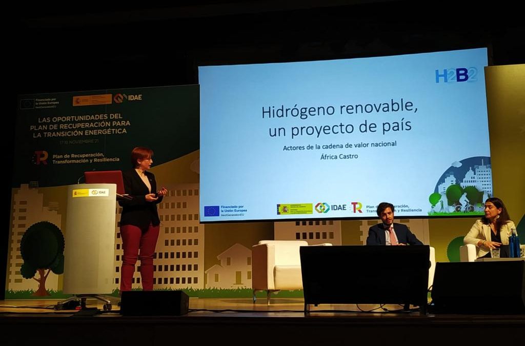 H2B2 participates in the GENERA 2021 event, organized by the Instituto de Ahorro y Diversificación Energética (IDAE).